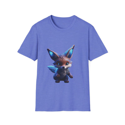 Whimsical Fox Unisex Softstyle T-Shirt - Cute Animal Graphic Tee