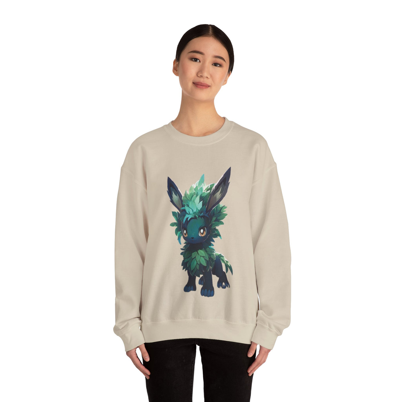 Cute Leafy Creature Sweatshirt - Unisex Heavy Blend™ Crewneck