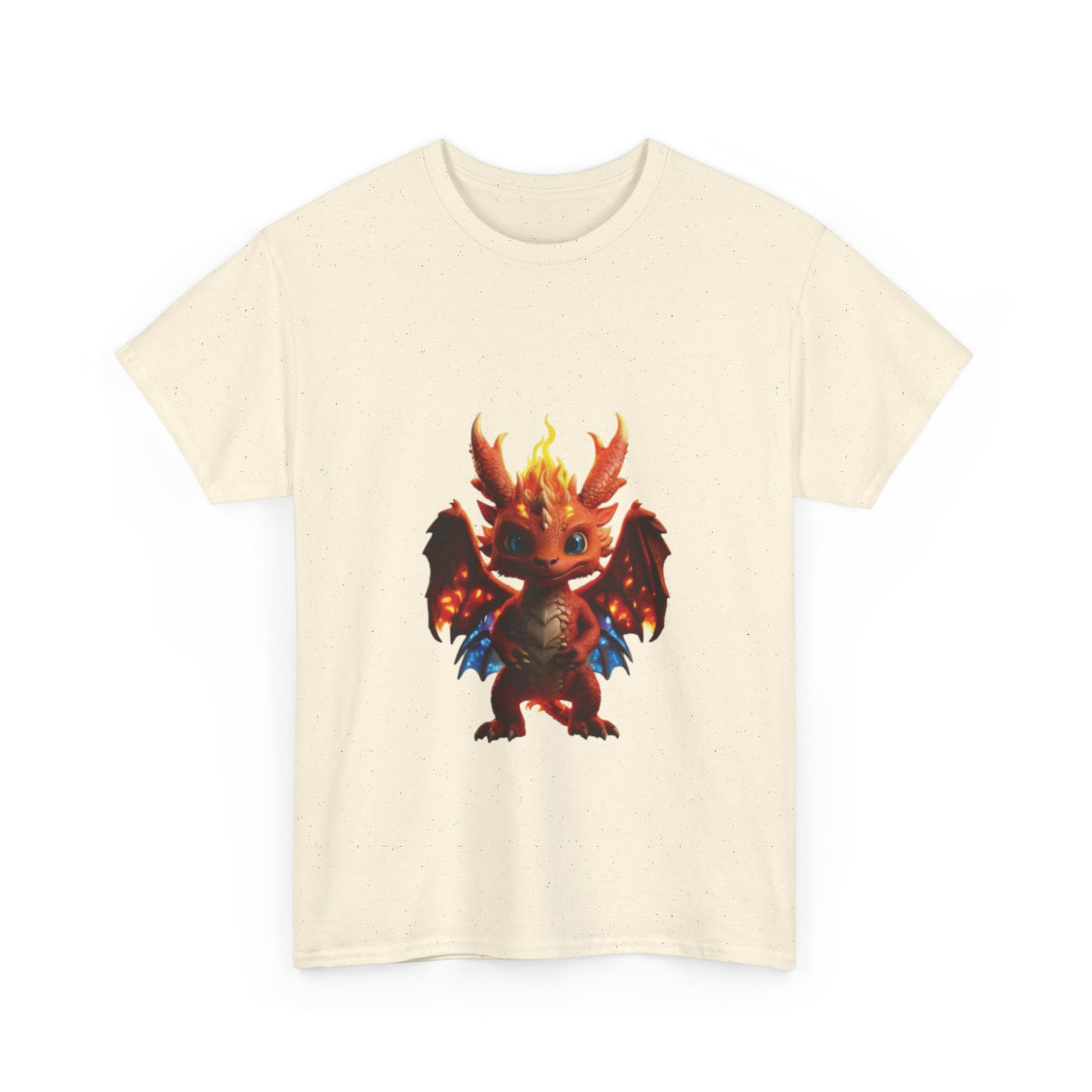 Fantasy Dragon Unisex Heavy Cotton Tee - Bold & Playful Graphic T-Shirt