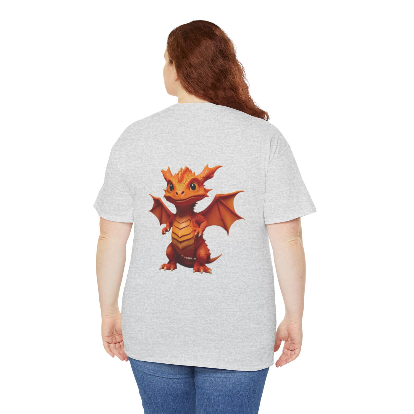 Cute Dragon Graphic T-Shirt for Fantasy Lovers