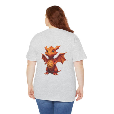 Cute Dragon Graphic T-Shirt for Fantasy Lovers