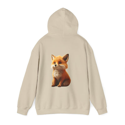Adorable Fox Design Unisex Hoodie – Cozy Animal Lover Sweatshirt