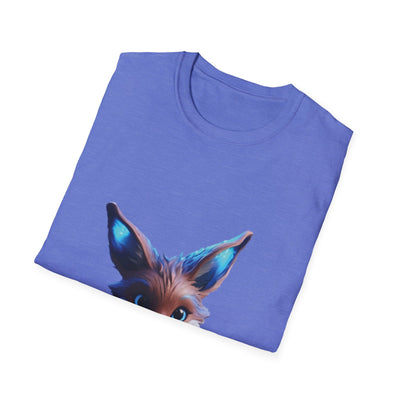 Whimsical Fox Unisex Softstyle T-Shirt - Cute Animal Graphic Tee