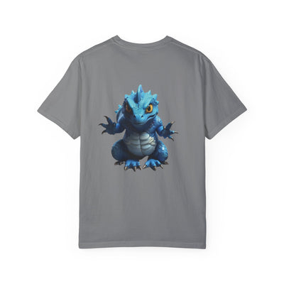 Cute Blue Dragon Unisex Garment-Dyed T-Shirt