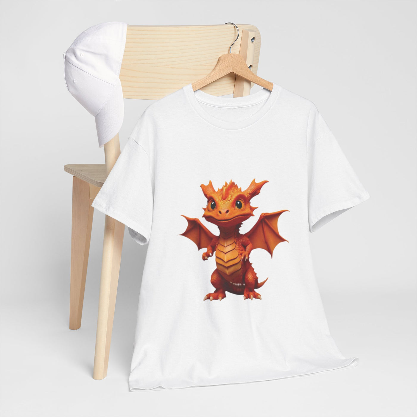 Cute Dragon Graphic T-Shirt for Fantasy Lovers