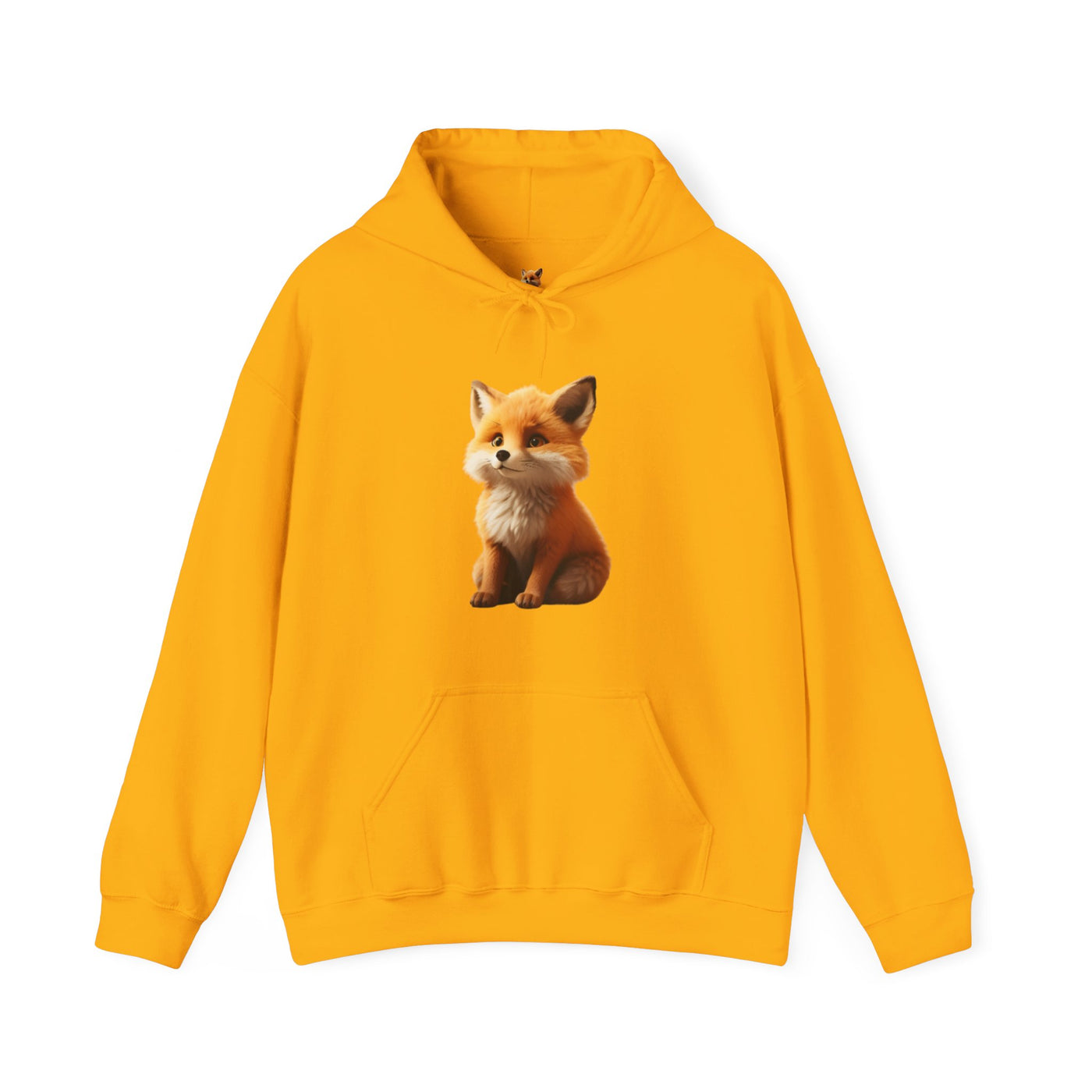 Adorable Fox Design Unisex Hoodie – Cozy Animal Lover Sweatshirt