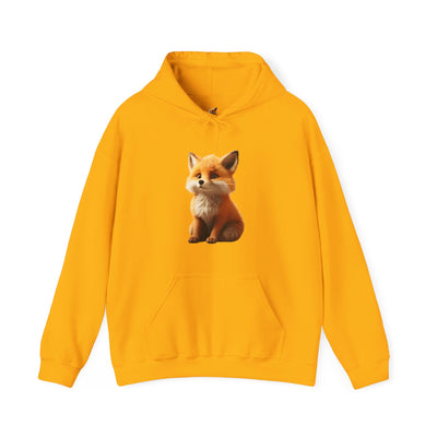 Adorable Fox Design Unisex Hoodie – Cozy Animal Lover Sweatshirt