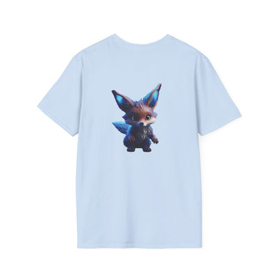 Whimsical Fox Unisex Softstyle T-Shirt - Cute Animal Graphic Tee