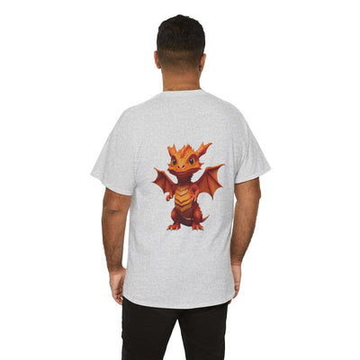 Cute Dragon Graphic T-Shirt for Fantasy Lovers
