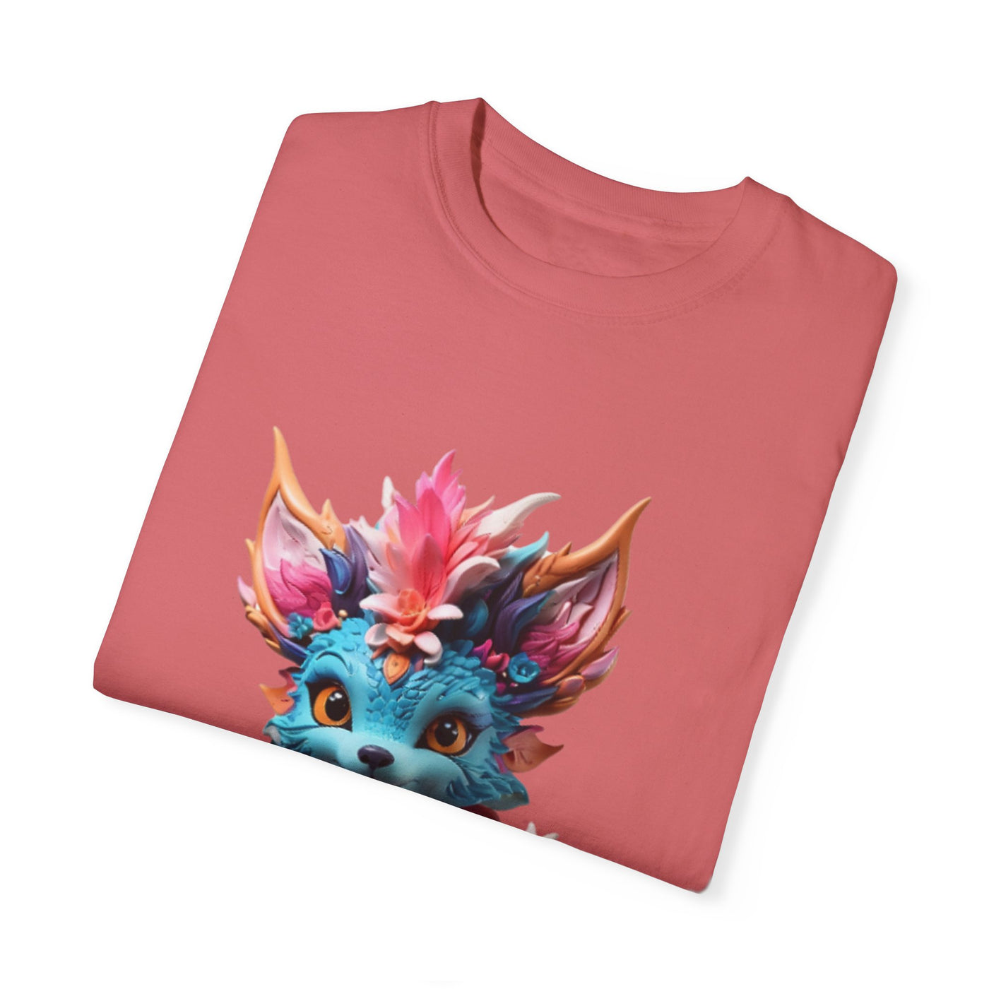 Whimsical Fantasy Creature T-Shirt - Unisex Garment-Dyed Tee