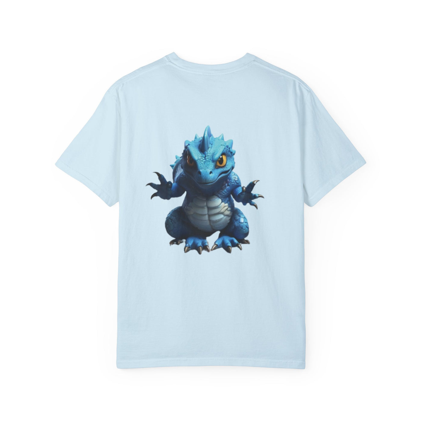 Cute Blue Dragon Unisex Garment-Dyed T-Shirt