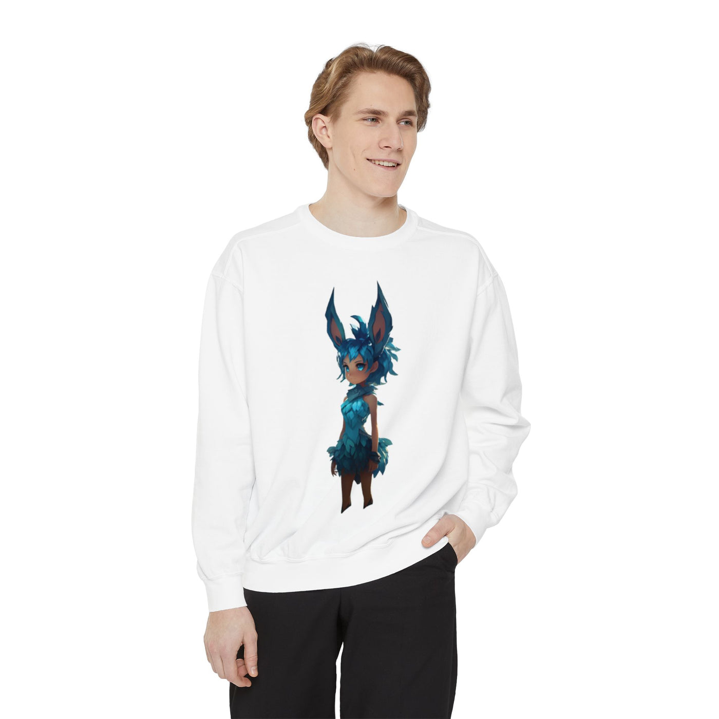 Cute Fantasy Character Unisex Sweatshirt - Cozy & Stylish