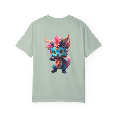 Whimsical Fantasy Creature T-Shirt - Unisex Garment-Dyed Tee