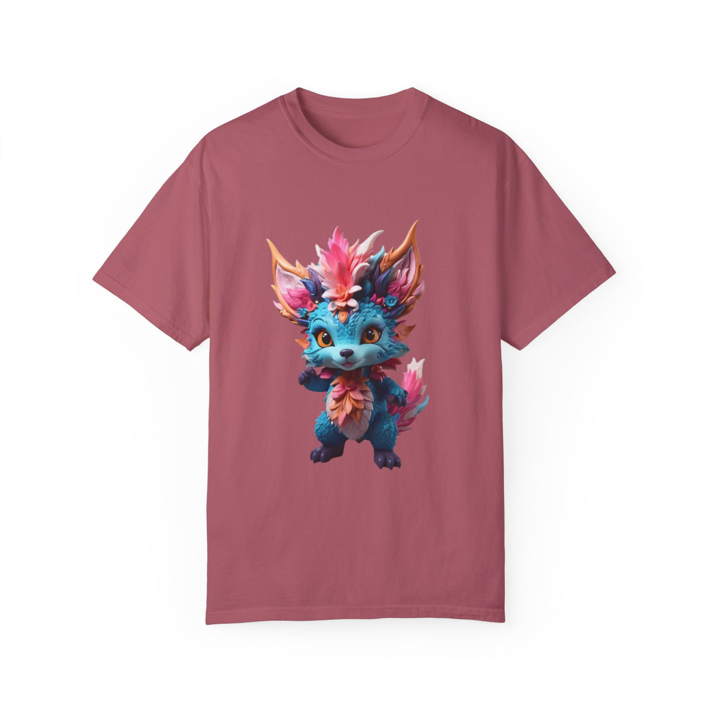 Whimsical Fantasy Creature T-Shirt - Unisex Garment-Dyed Tee