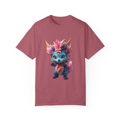Whimsical Fantasy Creature T-Shirt - Unisex Garment-Dyed Tee
