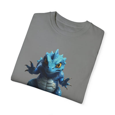 Cute Blue Dragon Unisex Garment-Dyed T-Shirt