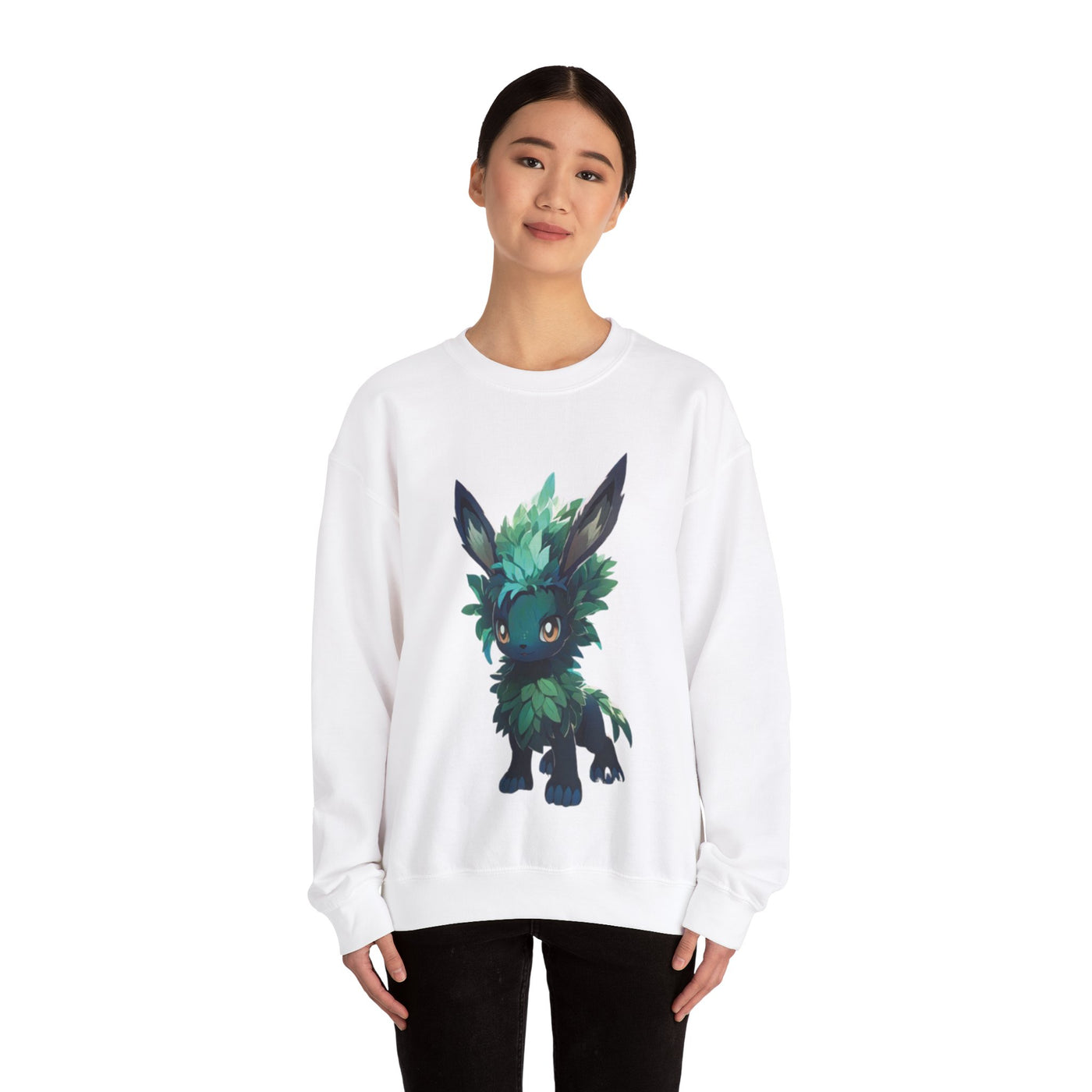 Cute Leafy Creature Sweatshirt - Unisex Heavy Blend™ Crewneck
