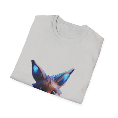 Whimsical Fox Unisex Softstyle T-Shirt - Cute Animal Graphic Tee