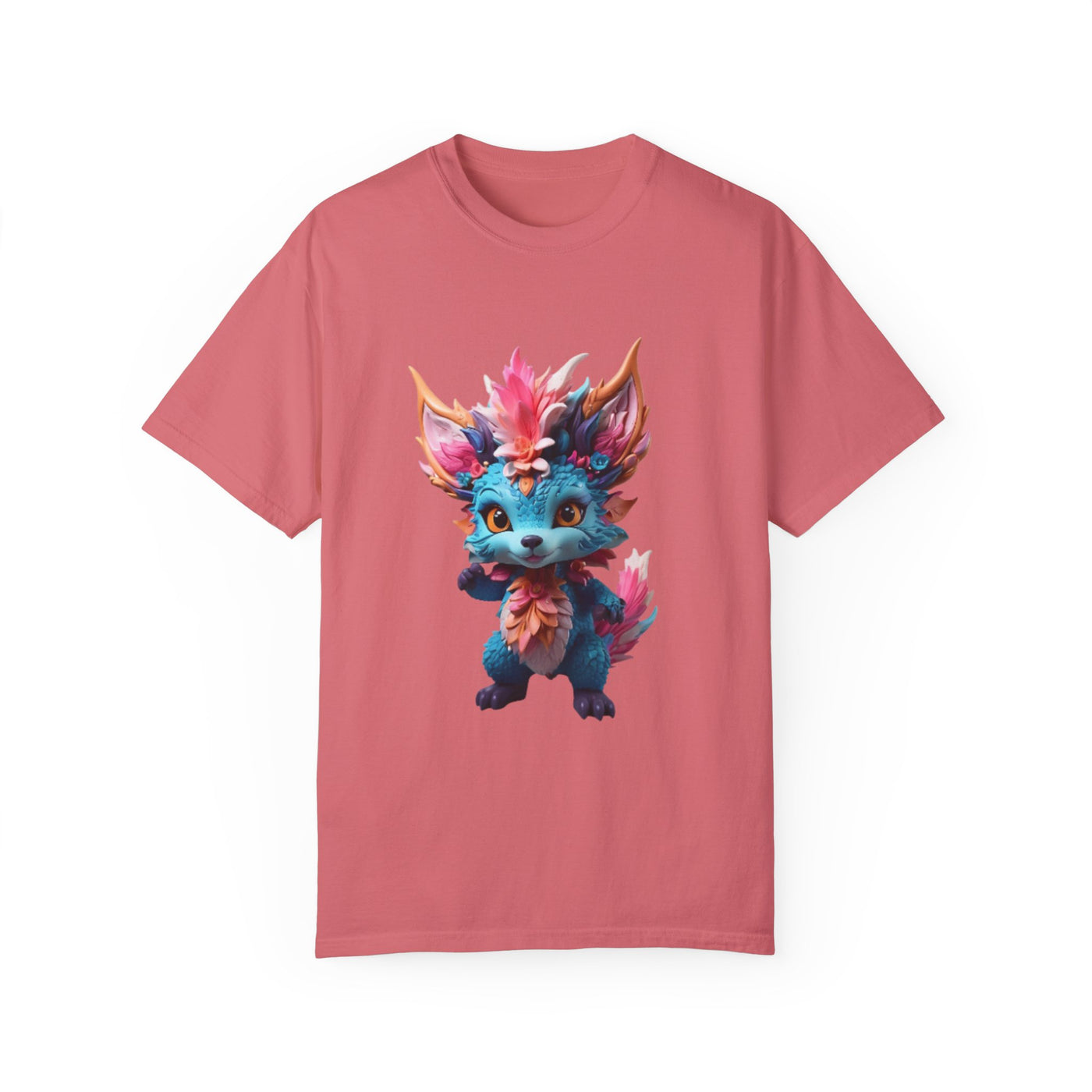 Whimsical Fantasy Creature T-Shirt - Unisex Garment-Dyed Tee