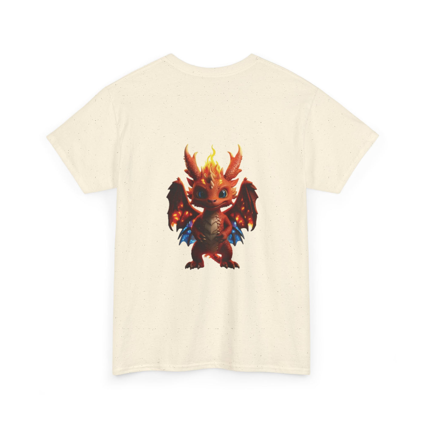 Fantasy Dragon Unisex Heavy Cotton Tee - Bold & Playful Graphic T-Shirt