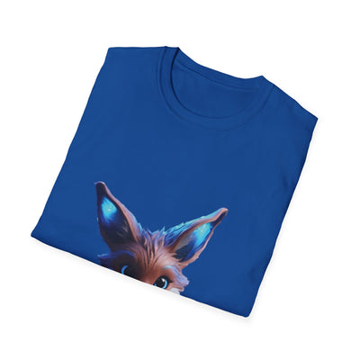 Whimsical Fox Unisex Softstyle T-Shirt - Cute Animal Graphic Tee
