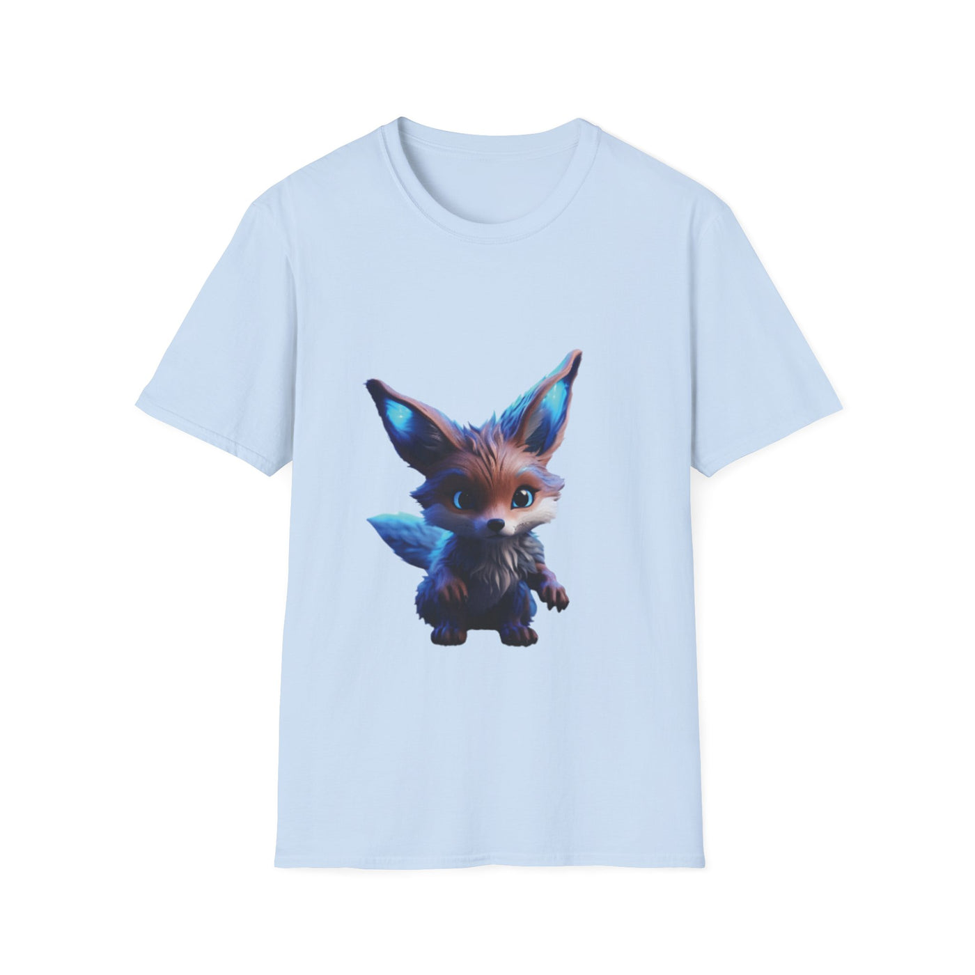 Whimsical Fox Unisex Softstyle T-Shirt - Cute Animal Graphic Tee