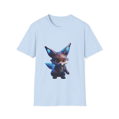 Whimsical Fox Unisex Softstyle T-Shirt - Cute Animal Graphic Tee