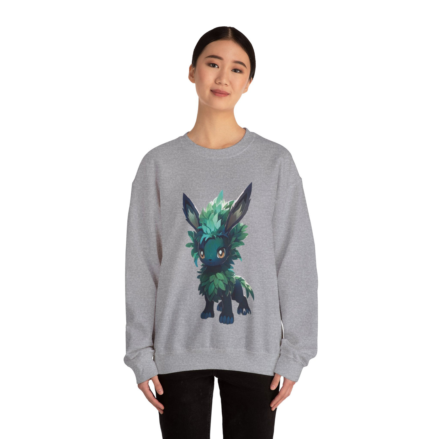 Cute Leafy Creature Sweatshirt - Unisex Heavy Blend™ Crewneck
