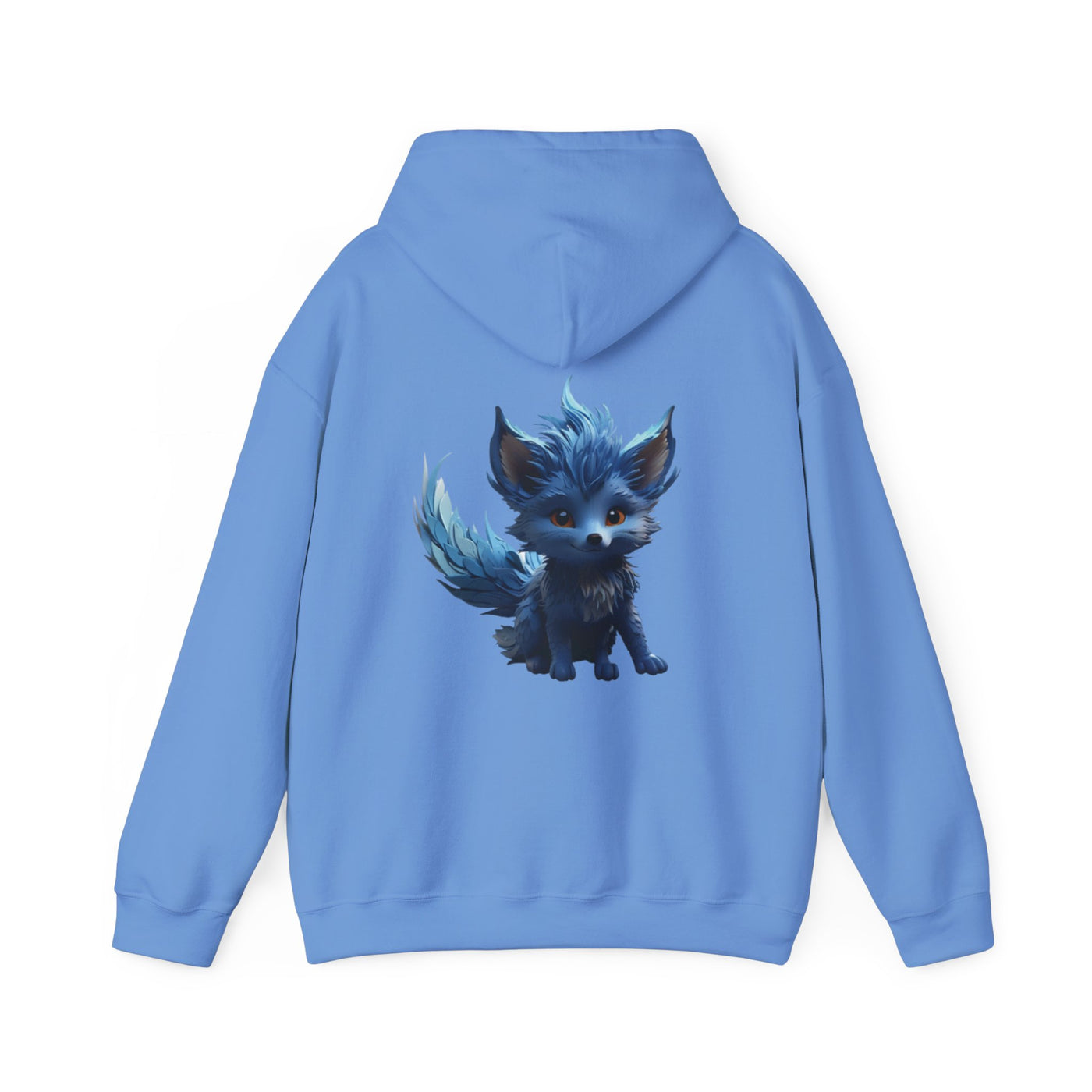 Cute Blue Fox Hoodie for Animal Lovers
